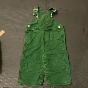 Dockers baby over alls. 12 month. Green.